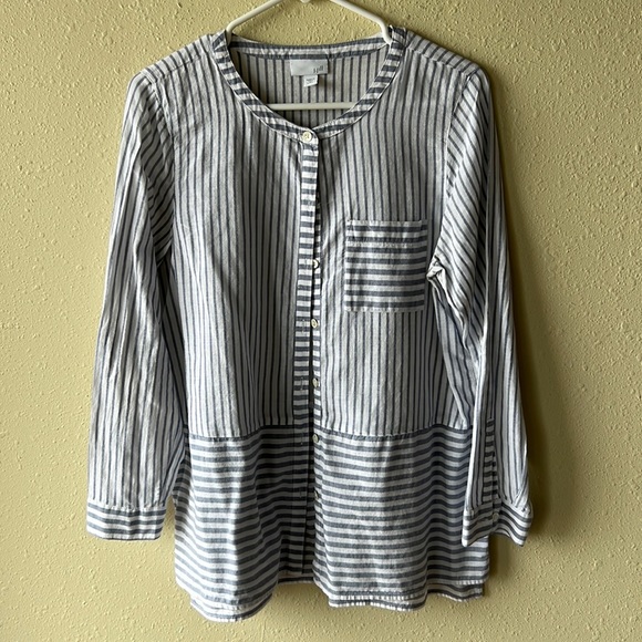 J.Jill cotton button up - Picture 1 of 4